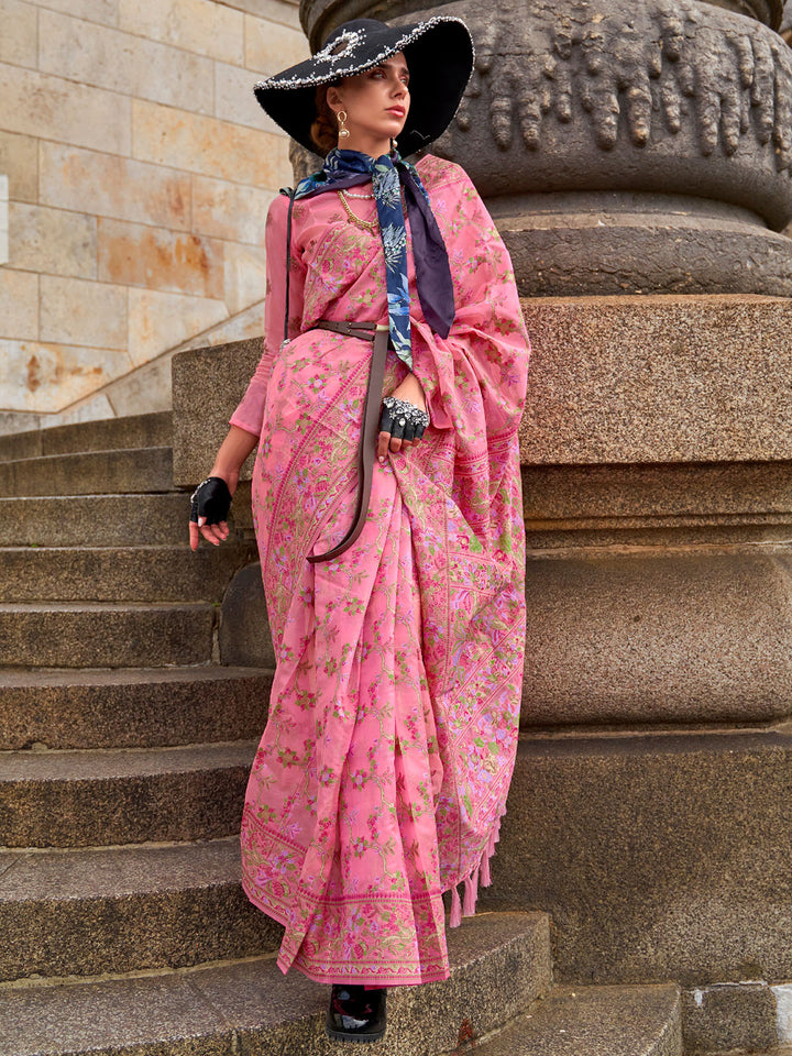 Kashmiri Silk Saree