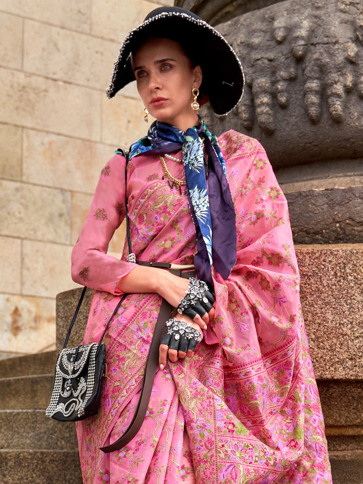Kashmiri Silk Saree
