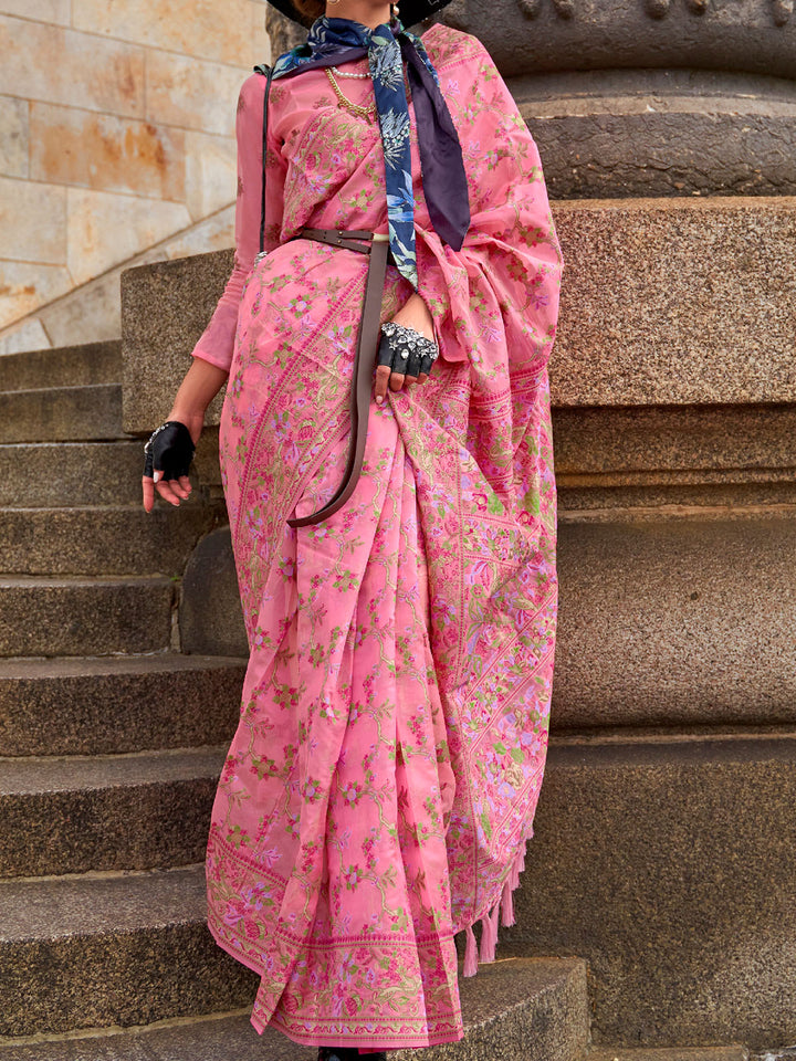 Kashmiri Silk Saree