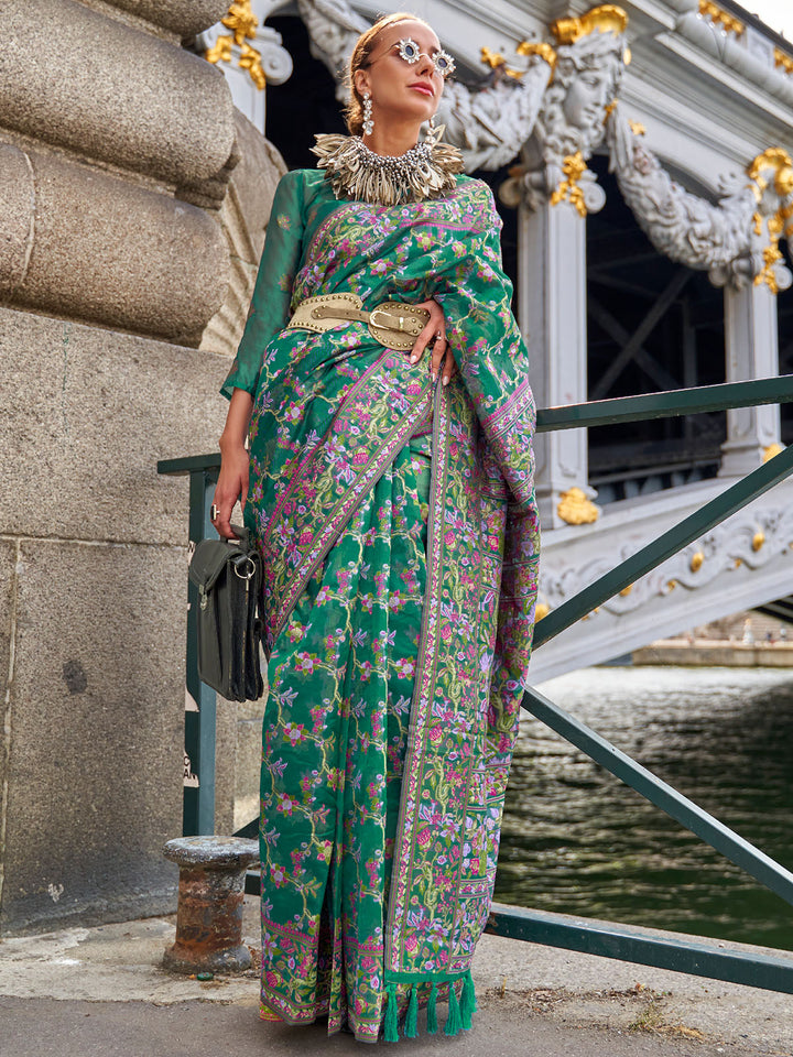 Kashmiri Silk Saree