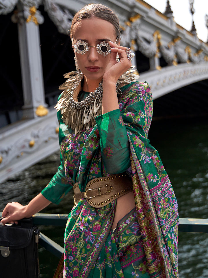 Kashmiri Silk Saree