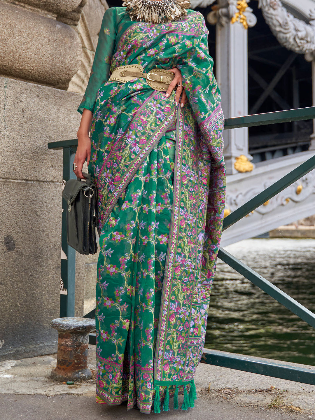 Kashmiri Silk Saree