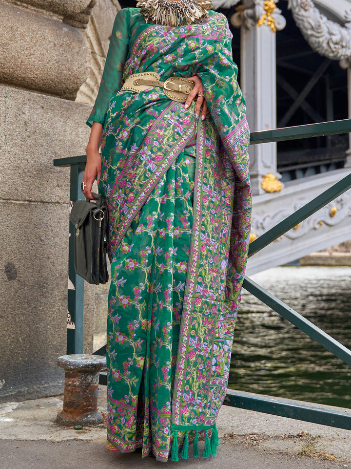 Kashmiri Silk Saree