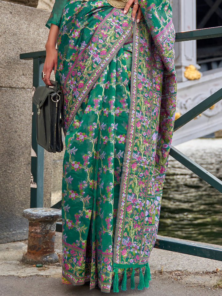 Kashmiri Silk Saree