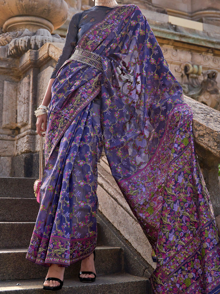Kashmiri Silk Saree