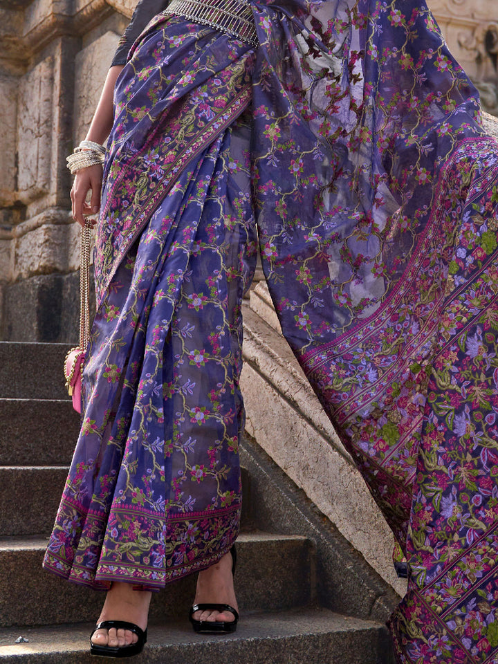 Kashmiri Silk Saree