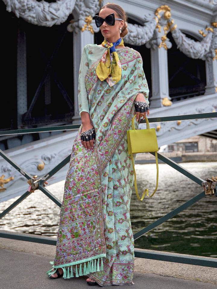 Kashmiri Silk Saree
