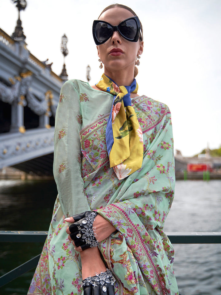 Kashmiri Silk Saree