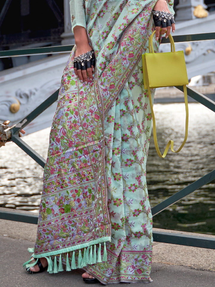 Kashmiri Silk Saree