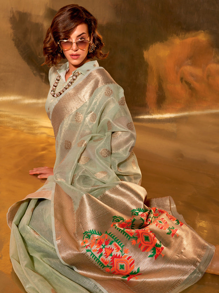 Organza Silk Saree