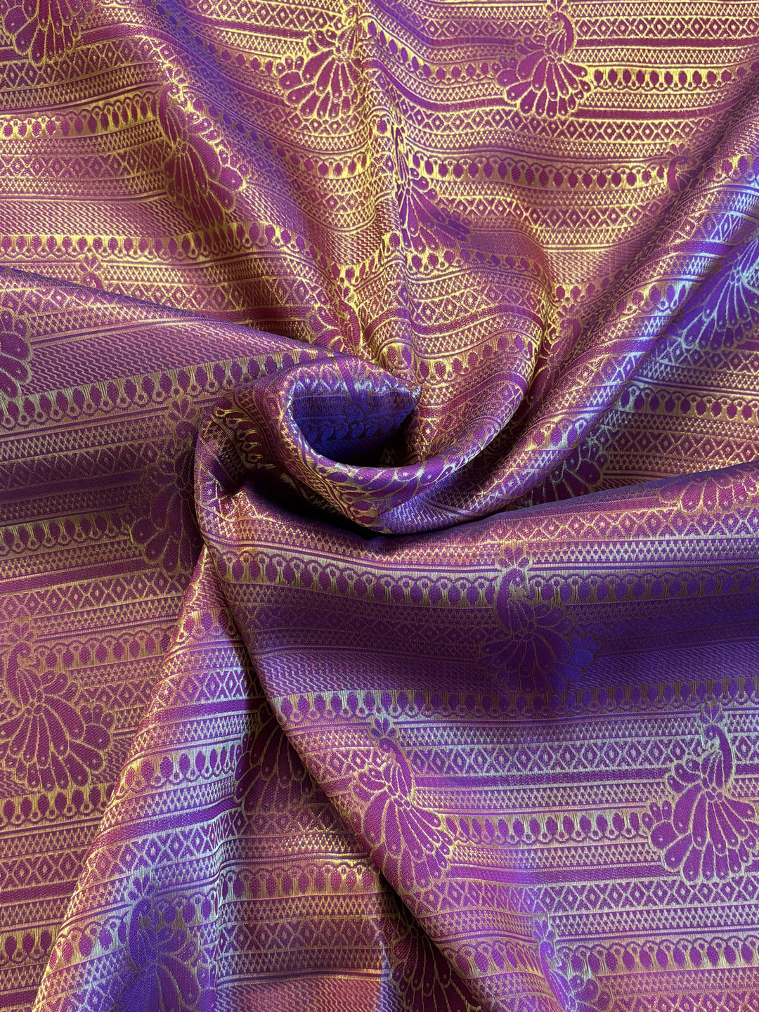 Wine Kanjivaram saree