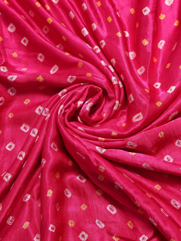 Bandhini Modal Silk Saree