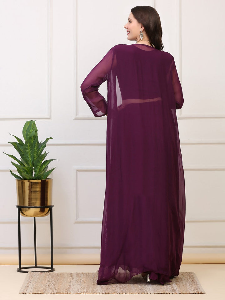 Wine Skirt w/ Cape
