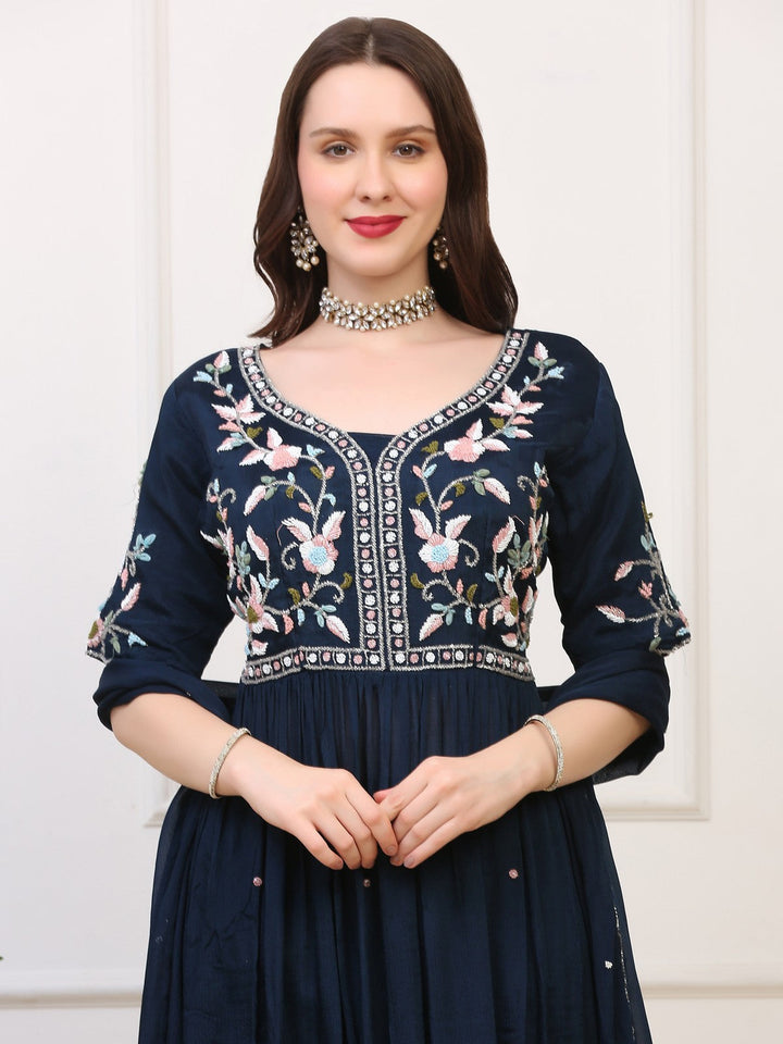 Teal Peplum Palazzo