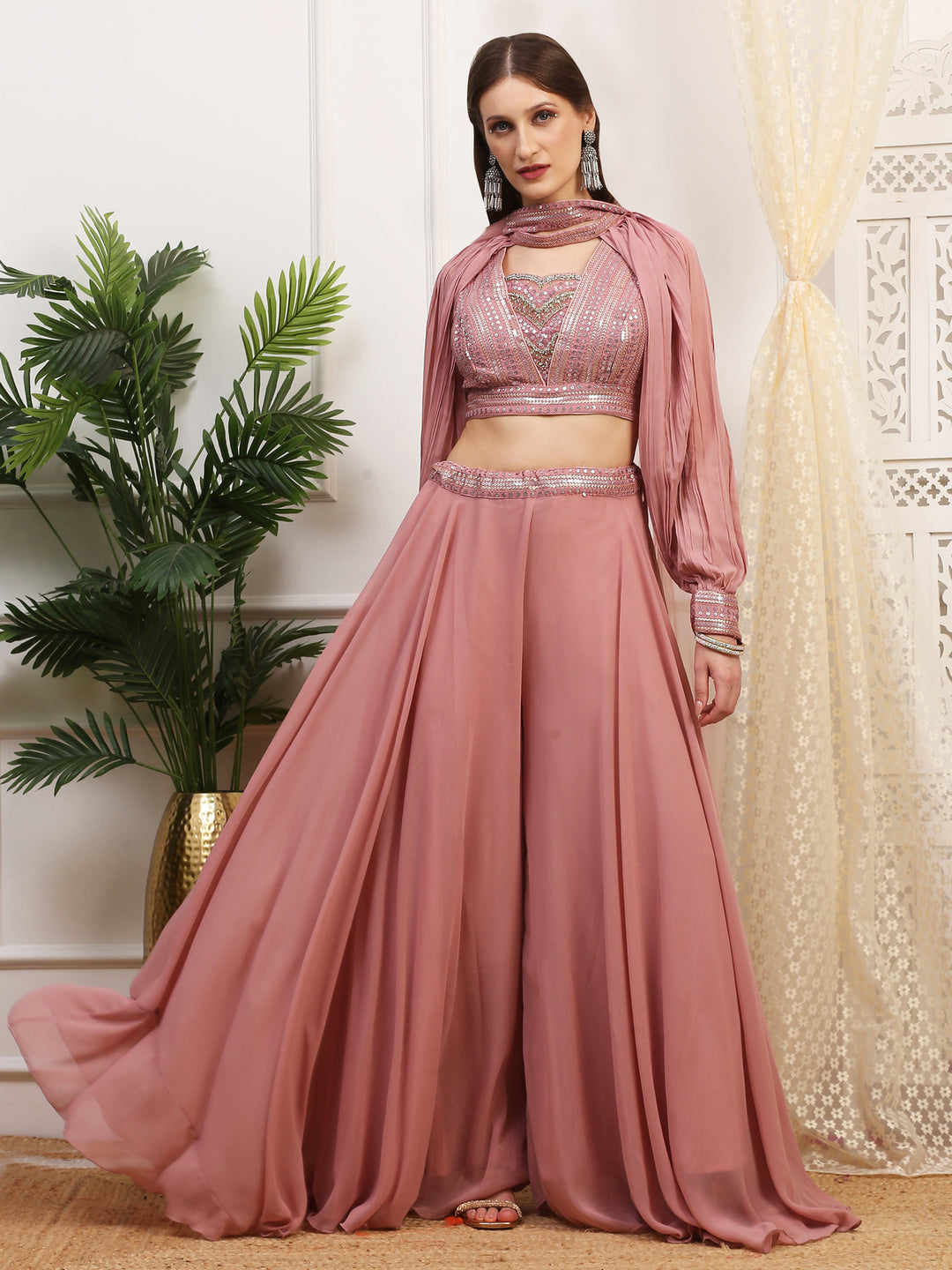 Onion Pink Palazzo