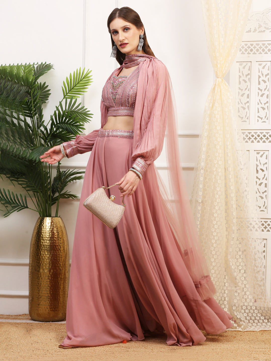 Onion Pink Palazzo