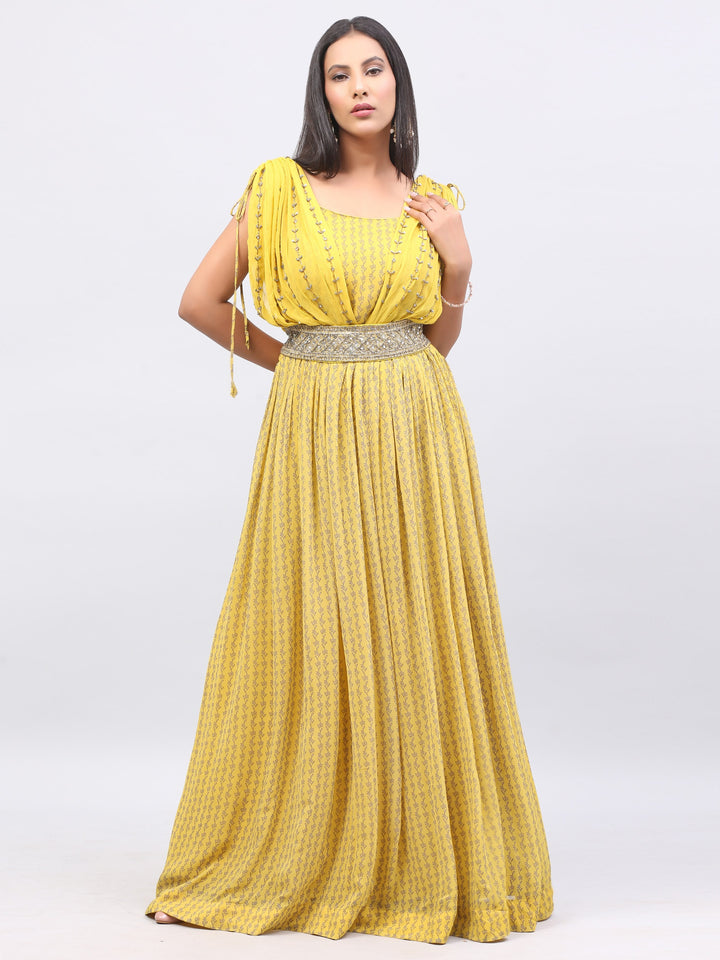 Mustard Yellow Gown