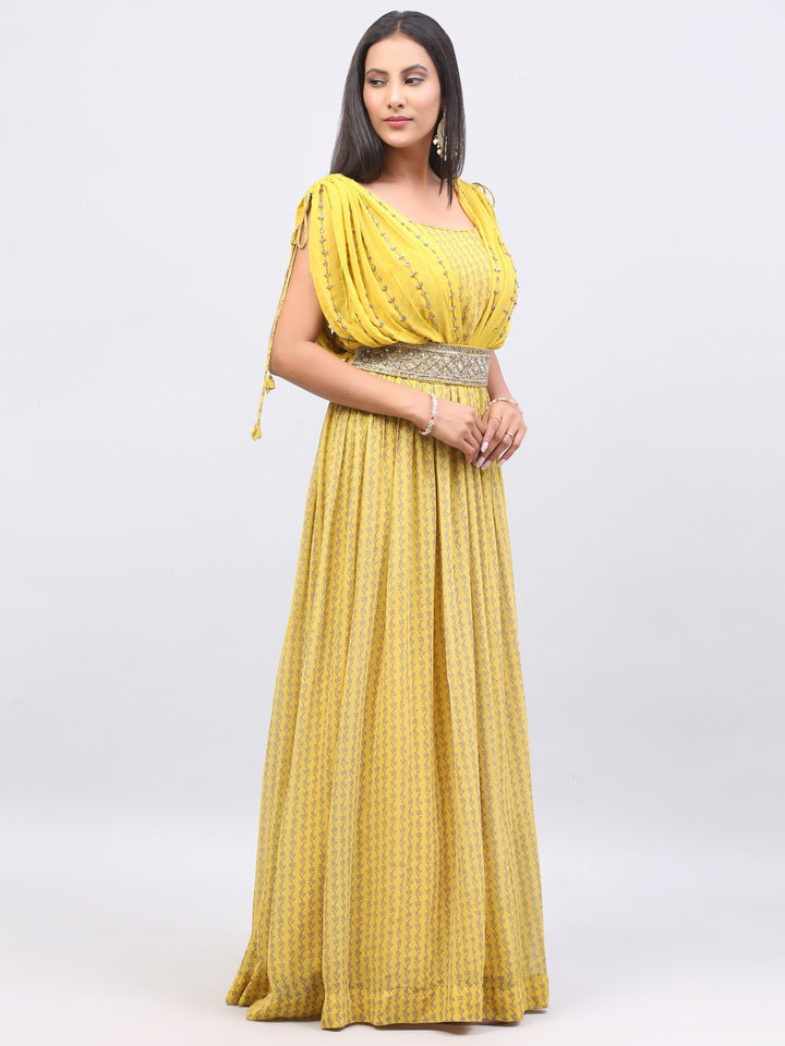 Mustard Yellow Gown