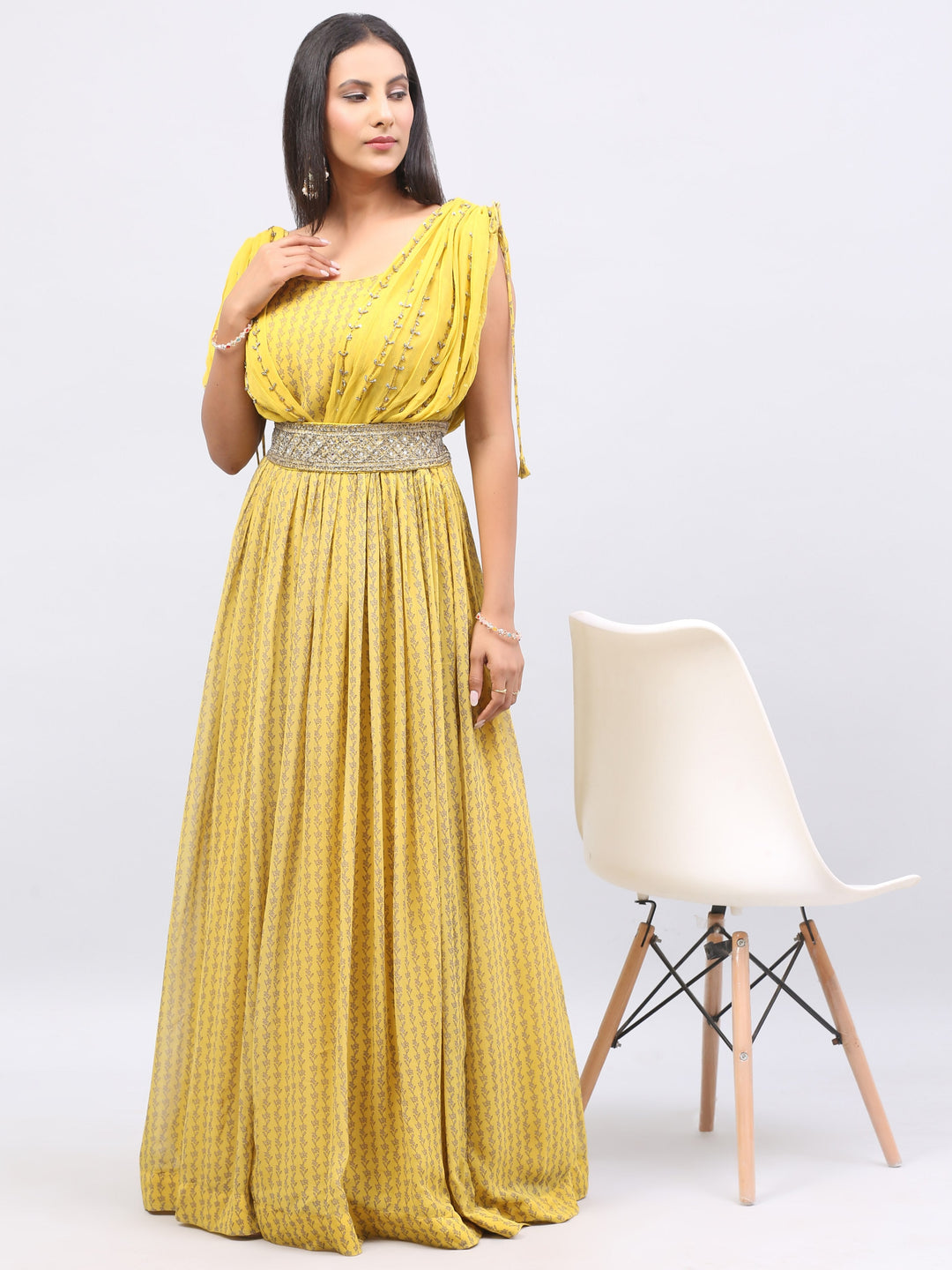 Mustard Yellow Gown