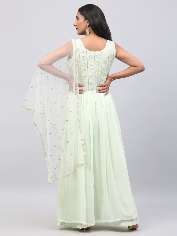 Lime Green long dress