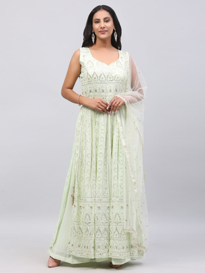Lime Green long dress