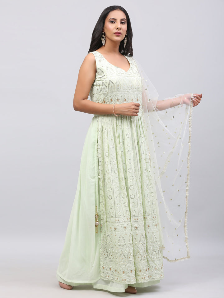 Lime Green long dress