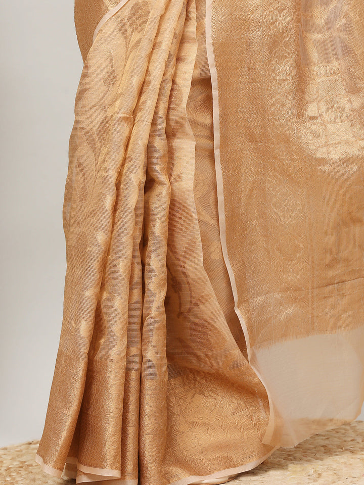 Golden Kota Tissue Saree