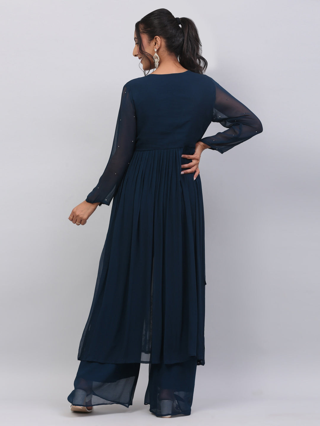 Teal Blue Nayra Suit
