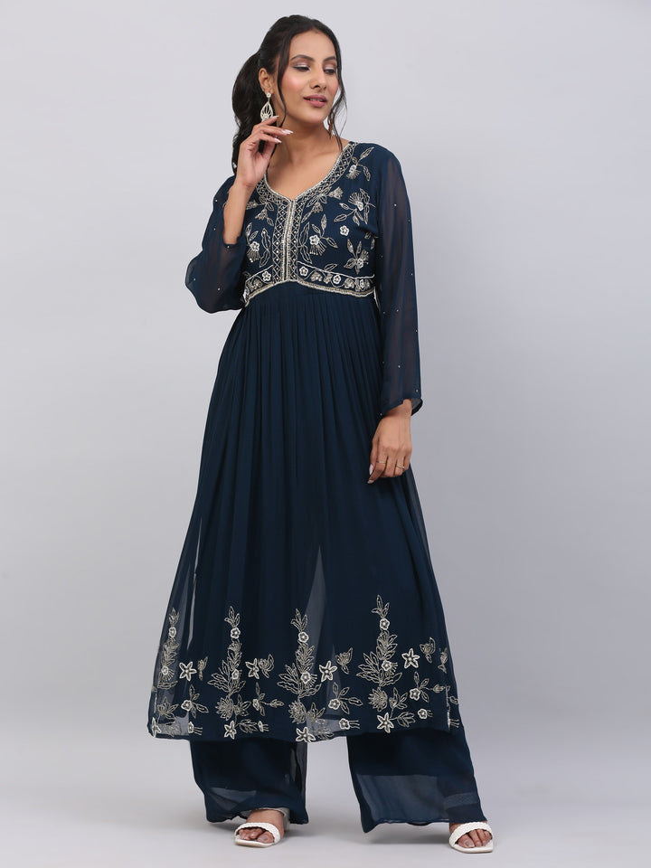 Teal Blue Nayra Suit