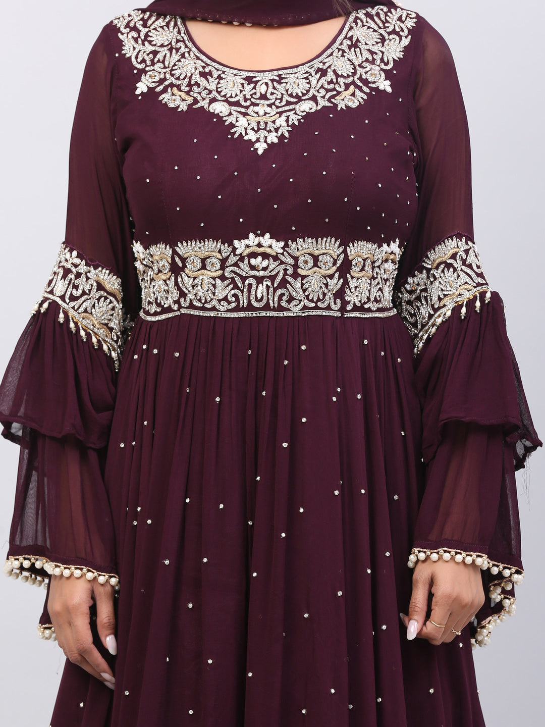 Wine Garara Suit