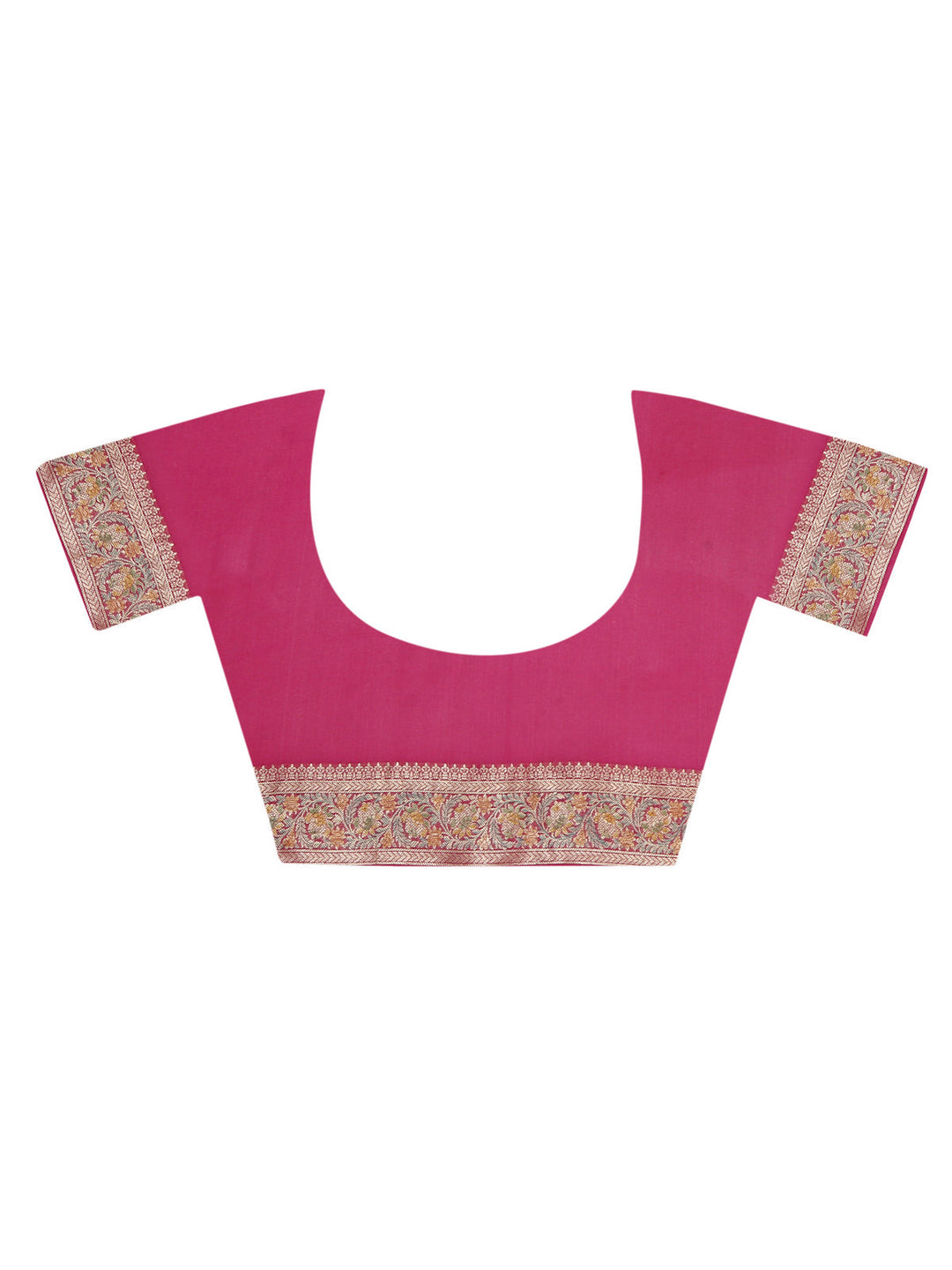 Ombre Pink Khaddi Georgette Silk Saree
