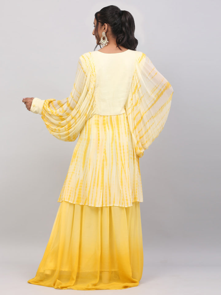 Yellow Ombre Long Dress