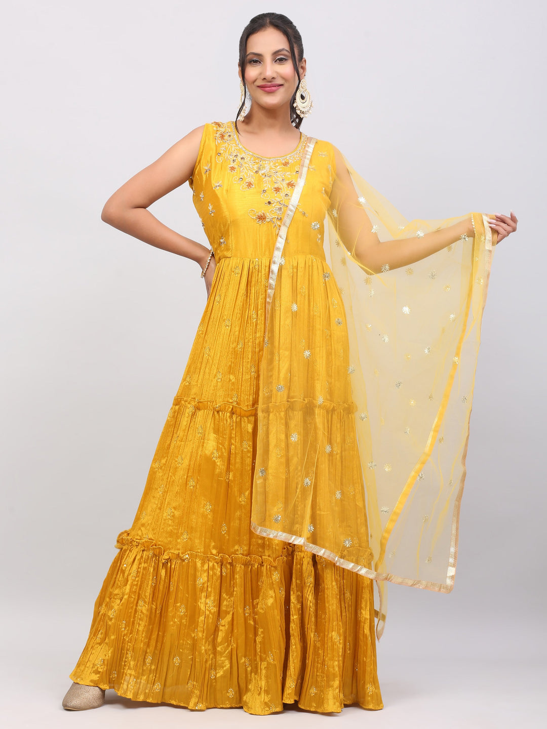 Mustard Yellow Gown