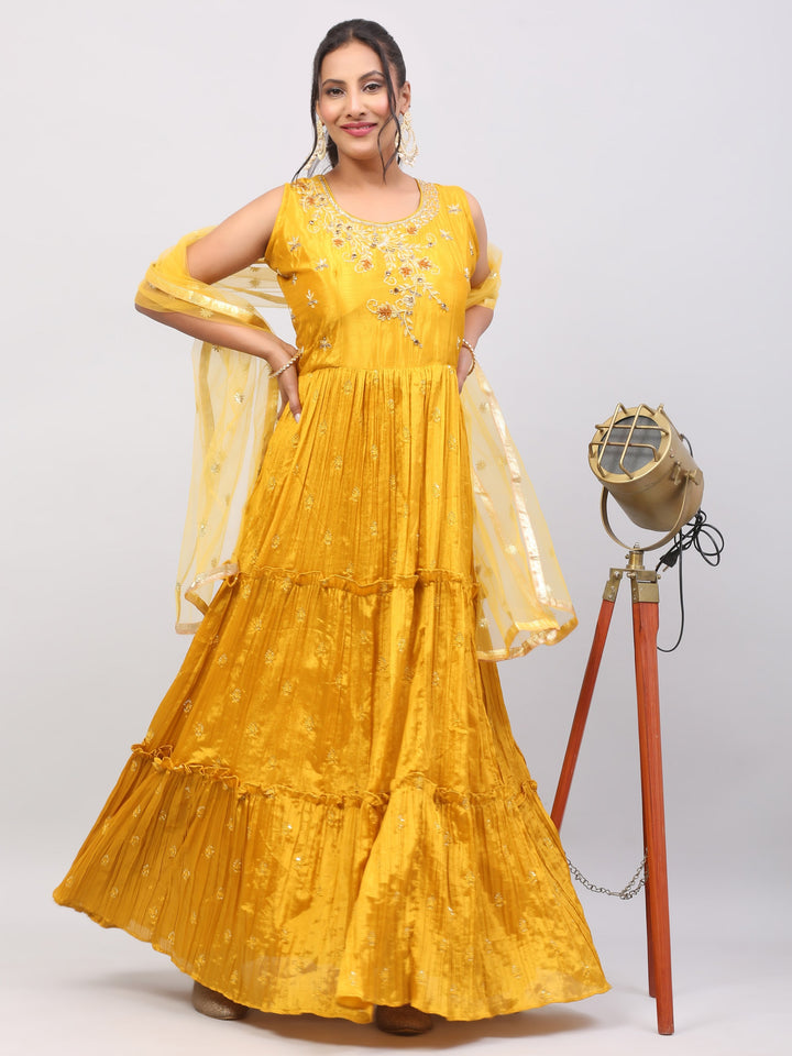Mustard Yellow Gown