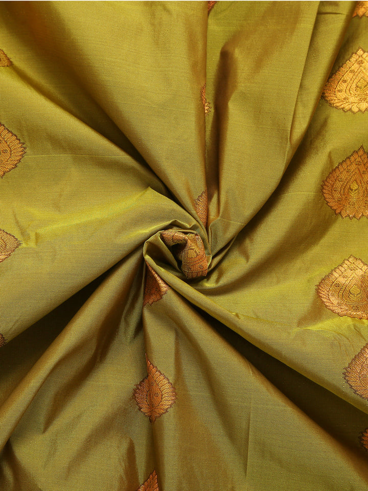 Mehendi Green Kanjivaram Saree