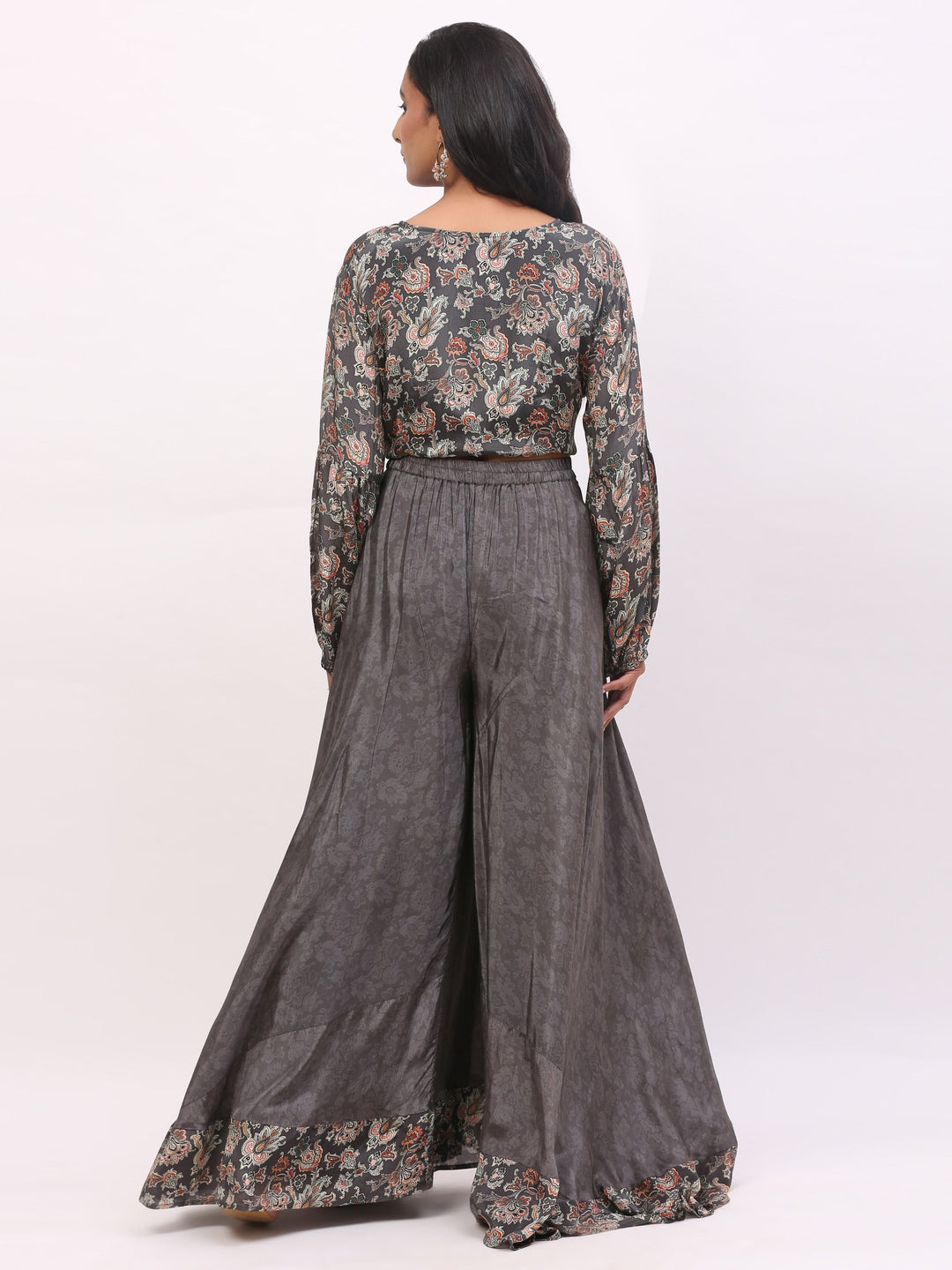 Grey Indowestern Dress