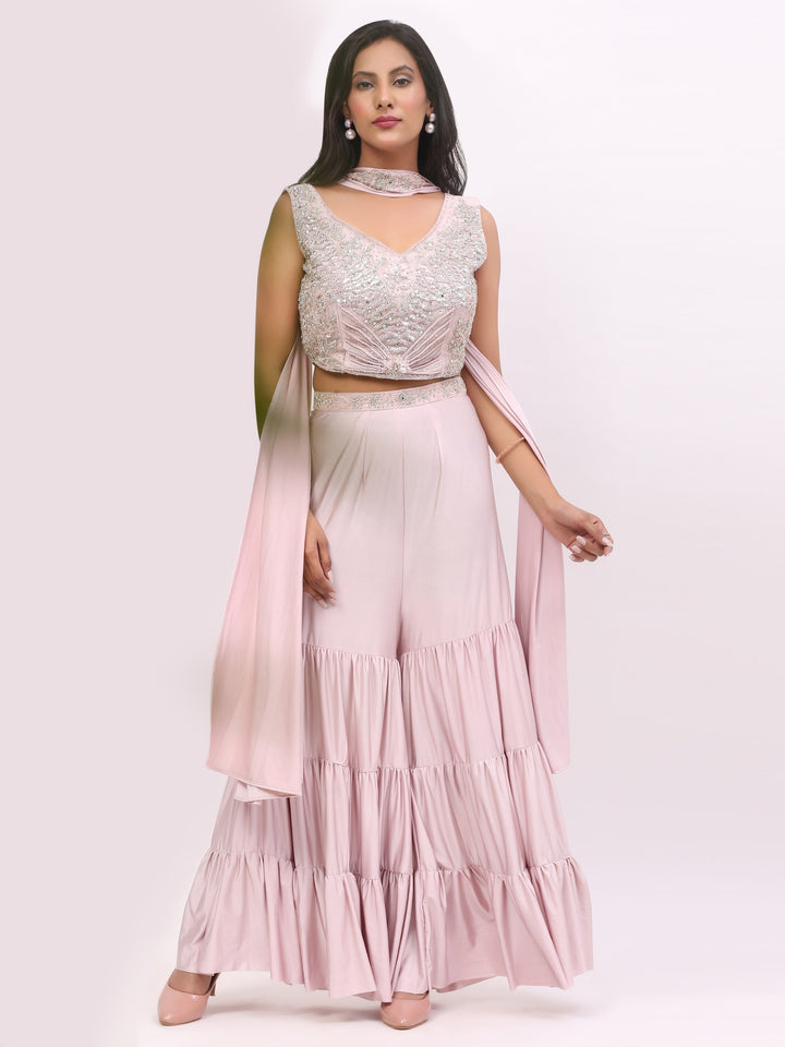 Indowestern Layered Dress