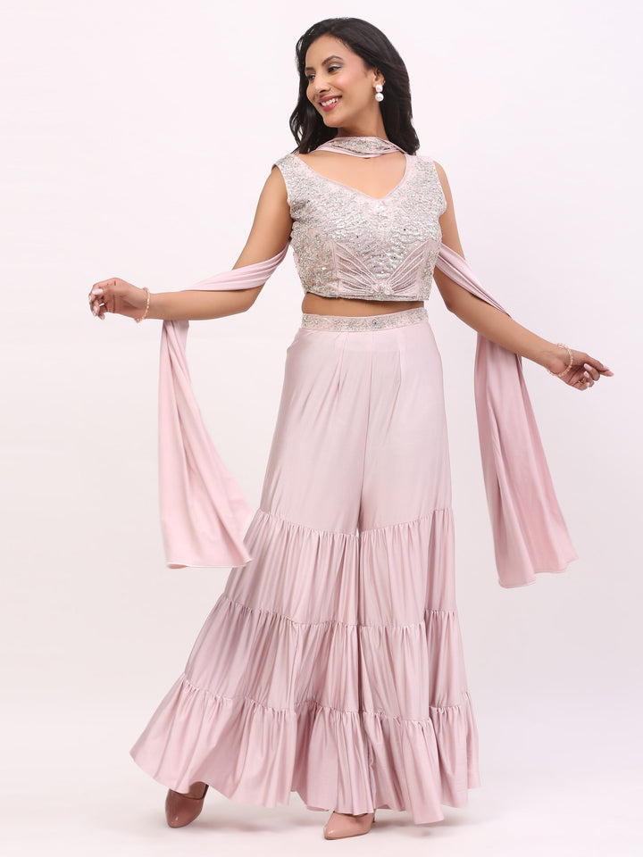 Indowestern Layered Dress