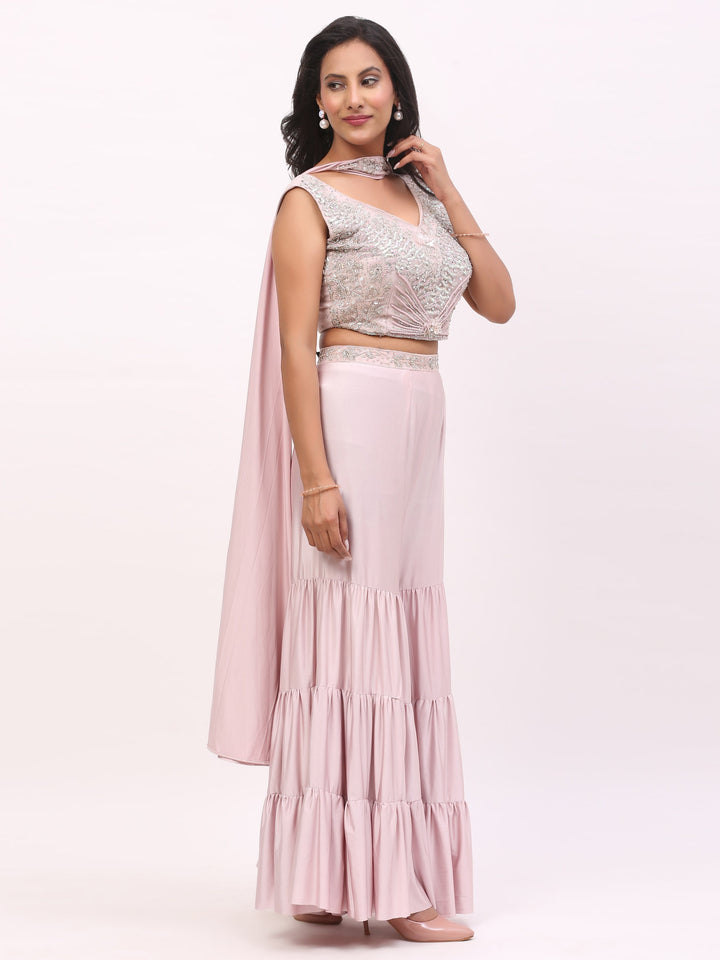 Indowestern Layered Dress