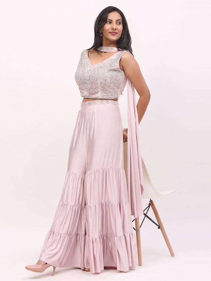 Indowestern Layered Dress