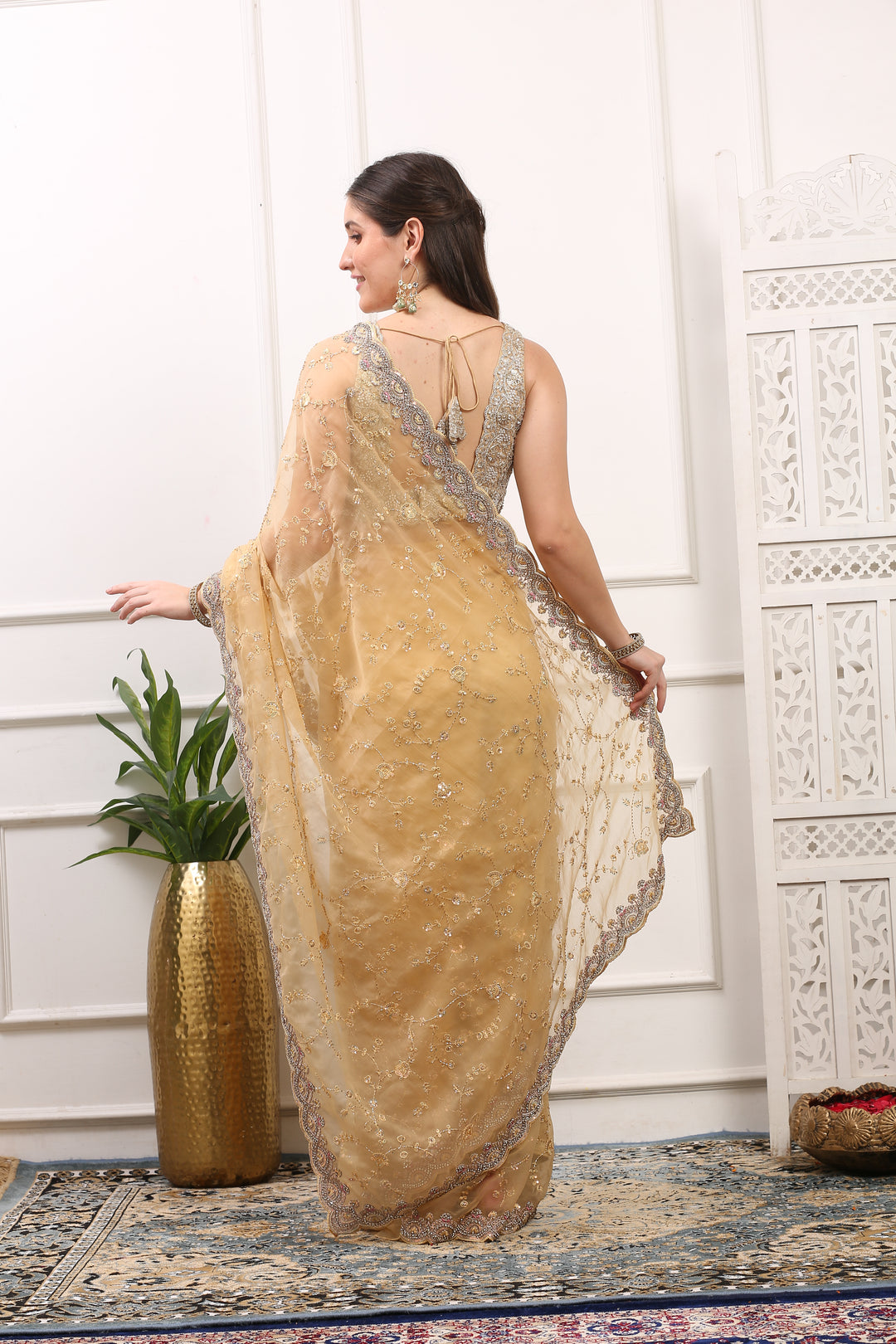 Light Beige Chiffon