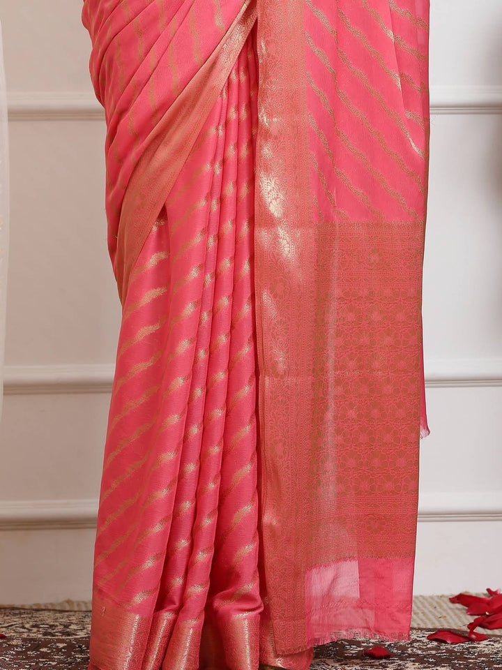 Leheriya Georgette Saree