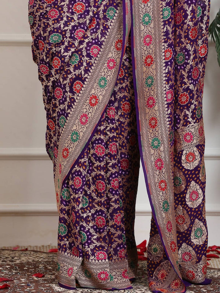 Khaddi Georgette Saree