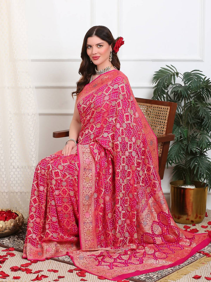 Khaddi Georgette Saree