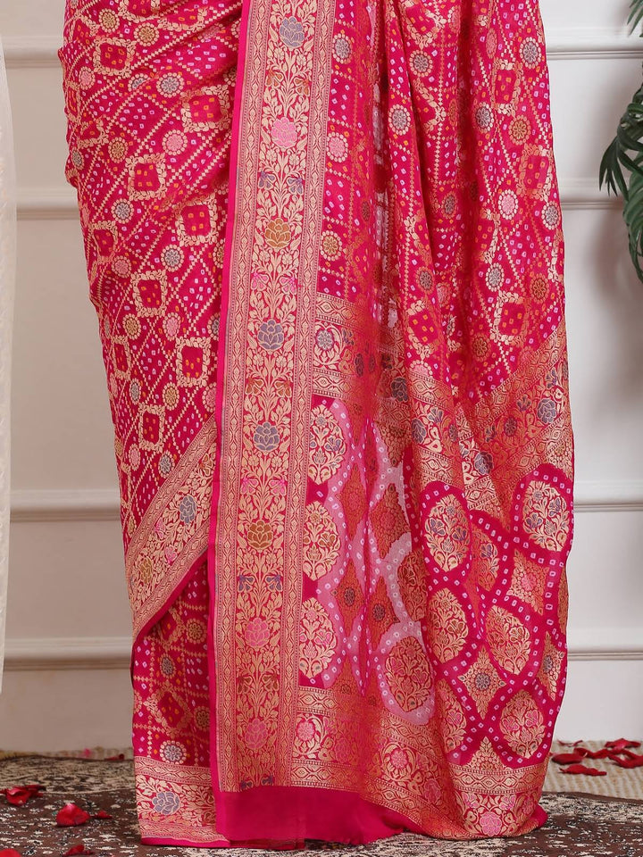 Khaddi Georgette Saree