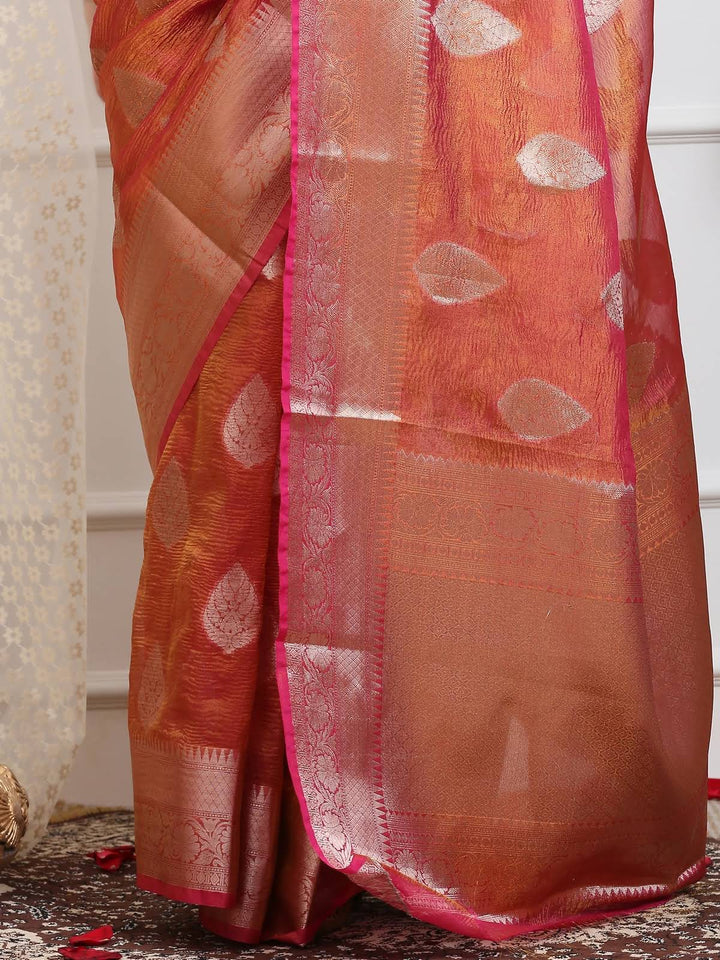 Crush Tissue Saree