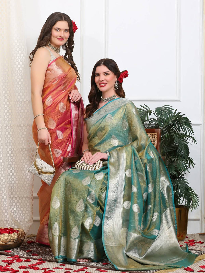 Crush Tissue Saree
