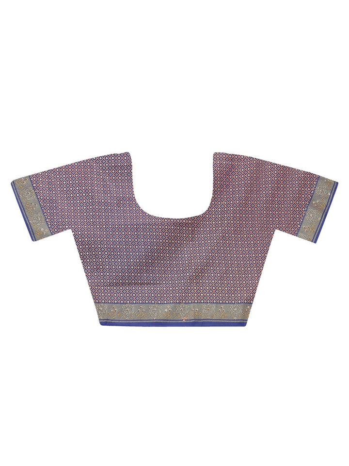 Royal Blue Patola Silk Saree