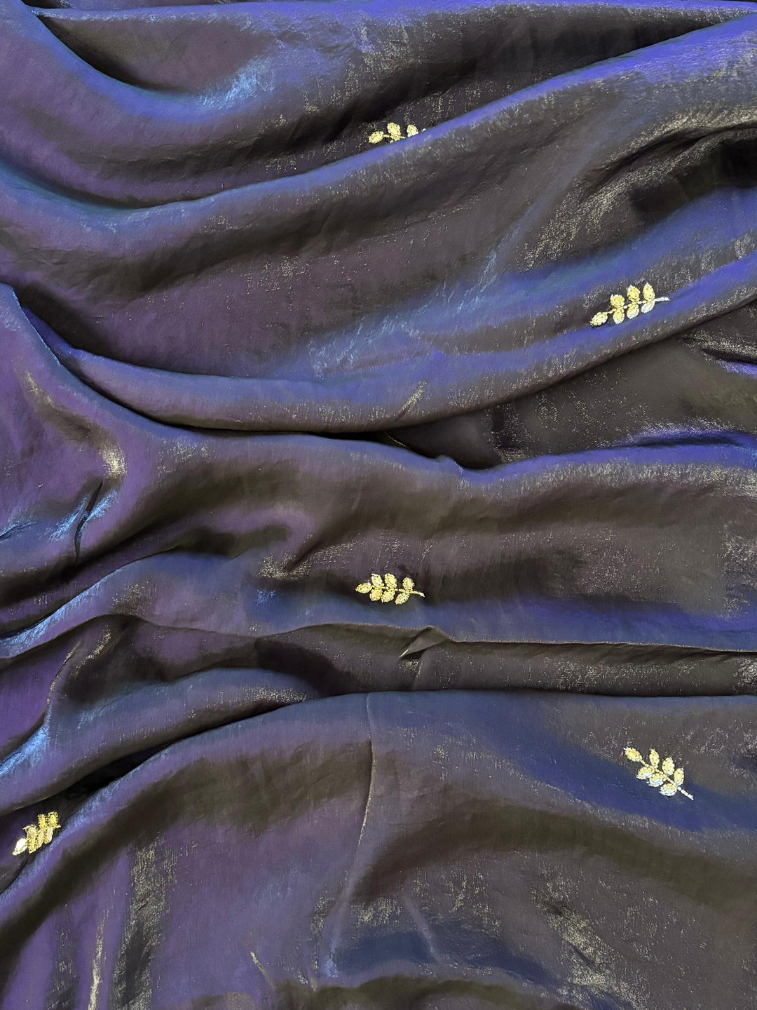 Dark Purple Satin Tissue
