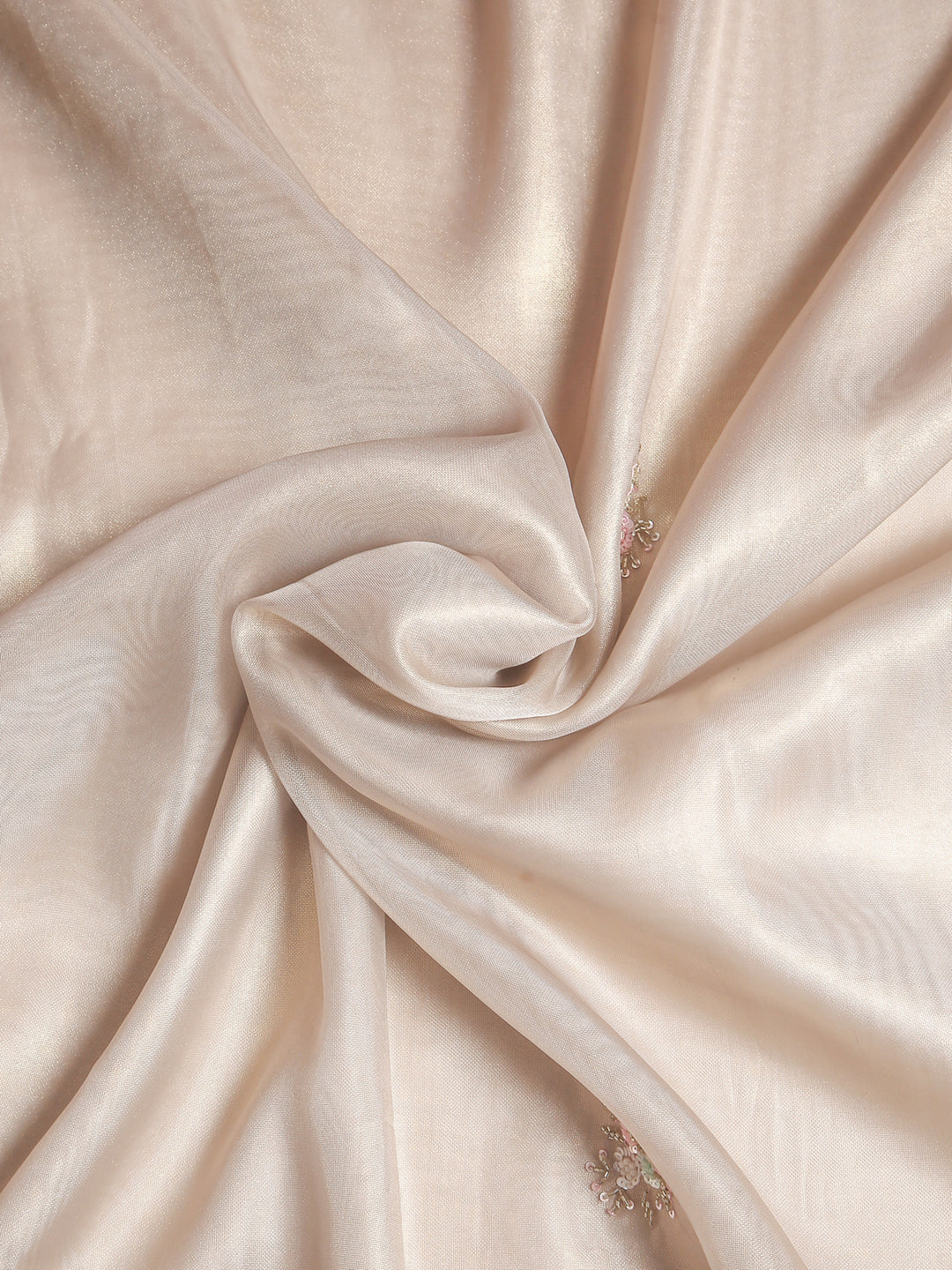Silver Organza Tissue Saree